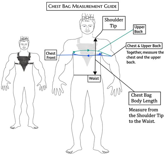 Adjustable Chestbag with Velcro Fastener - Picture 3 of 7